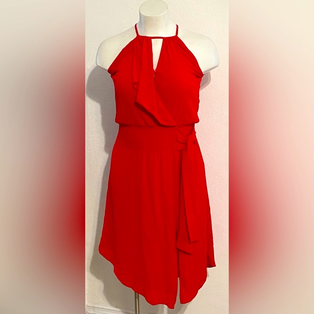 Adorable, polyester and spandex material dress boutique brand